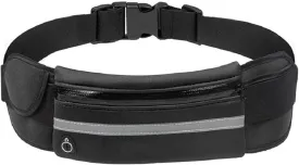 Armear Travel Belt Money Waist Pack - Hidden Waterproof Anti Theft Passport Security Fanny Pouch Wallet for Running Men Women