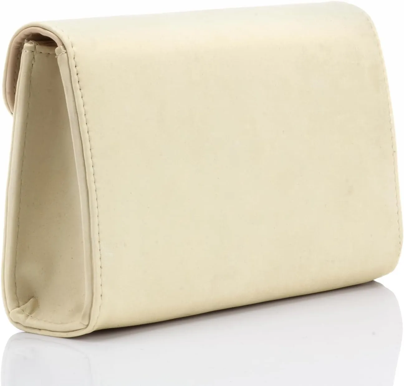 CARIEDO Women Flap Evening Tote Bag PU Leather Clutch Bridal Wallet for Wedding Prom Night Party