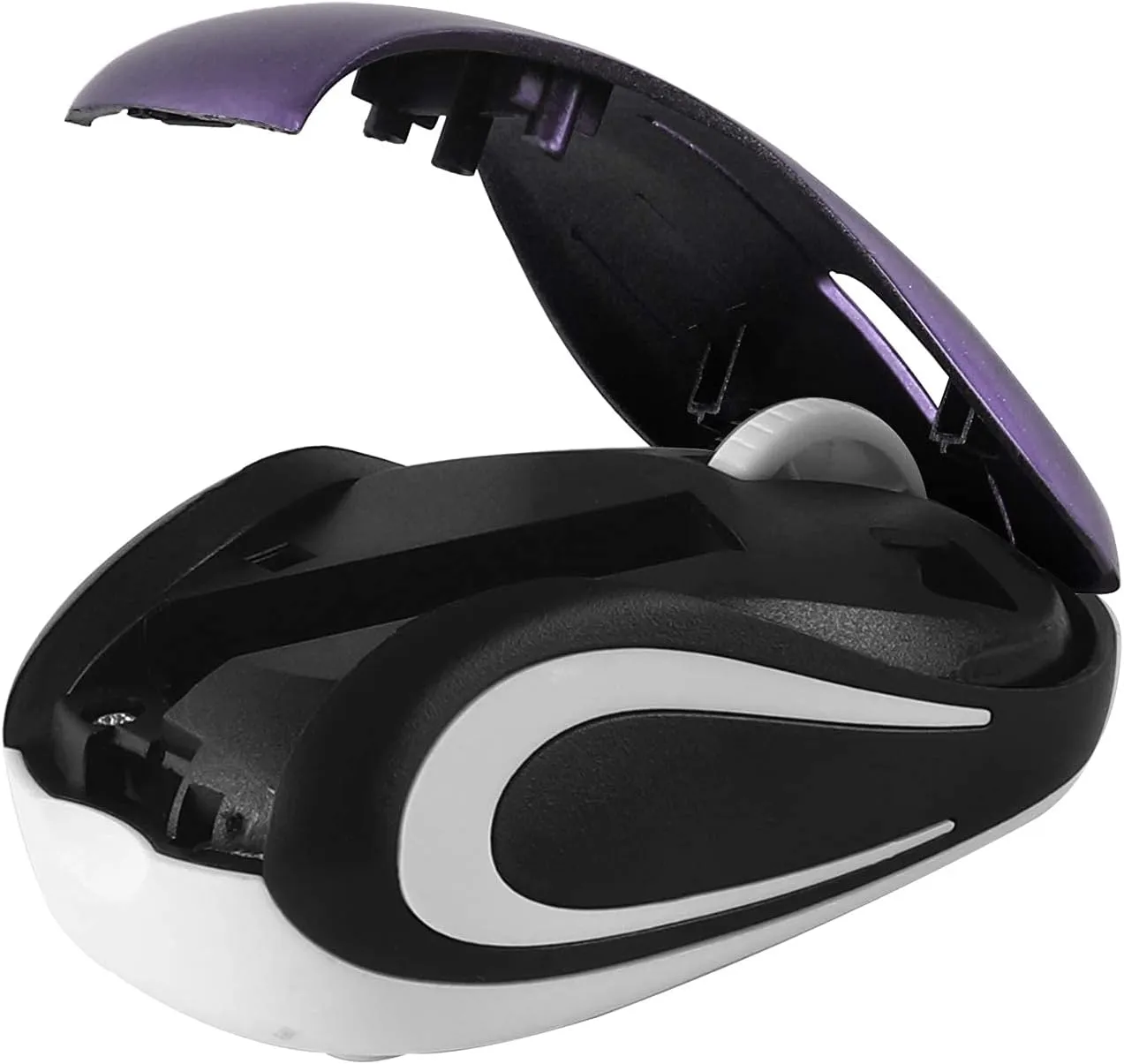 elec Space Mini Small Wireless Mouse for Kids Children 3-7 Years Old Child Size Travel Mouse Portable Mini Cordless Mice with USB Receiver for PC Laptop Computer Purple