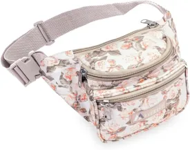 Everest Signature Pattern Waist Pack, Vintage Floral, One Size