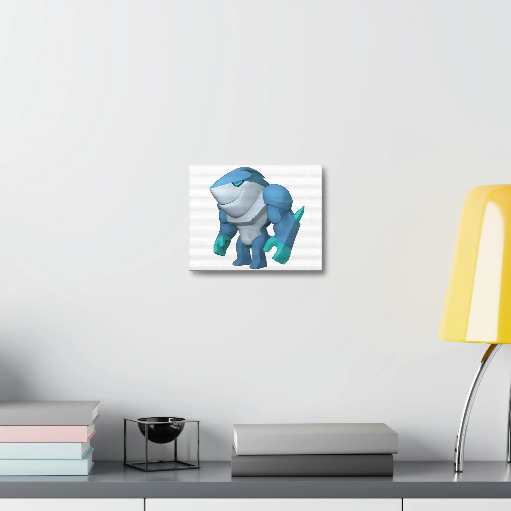 Ice Shark Stretched Canvas