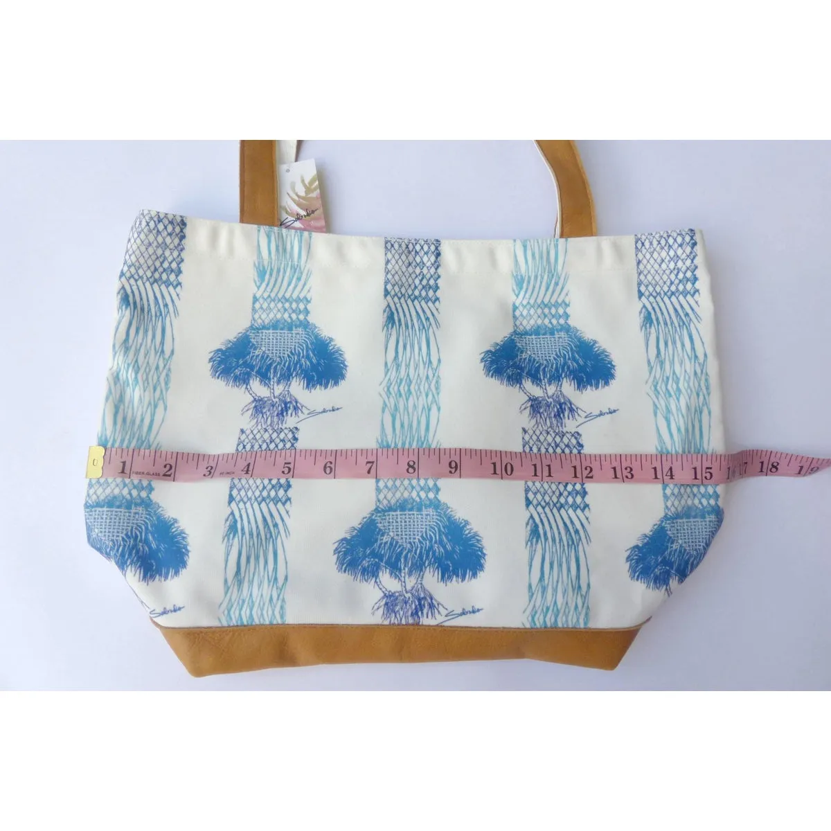 Lauhara Print White Tote