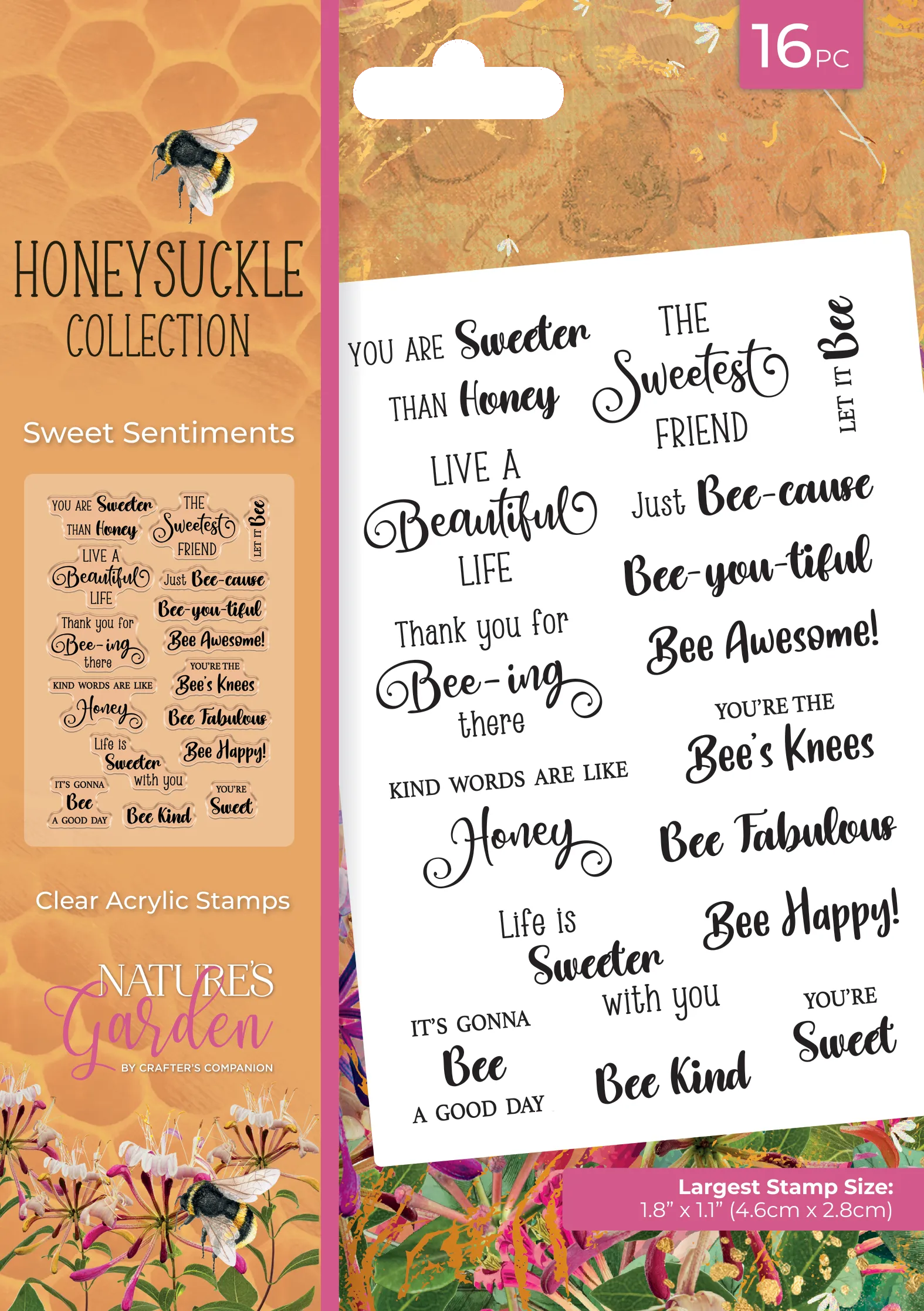 Nature's Garden Honeysuckle Papercraft Selection