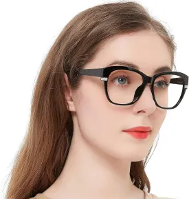 OCCI CHIARI Reading Glasses For Women Wide Square Reader 1.0 1.5 2.0 2.5 3.0 3.5 4.0 5.0 6.0 1.25 1.75 2.25 2.75