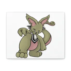 Rabbababa Stretched Canvas