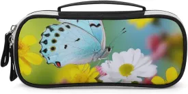 Spring Butterfly Leather Makeup Bag Portable Small Cosmetic Organizer Waterproof Toiletry Bags Brushes Pencils And Travel Make Up Accessories