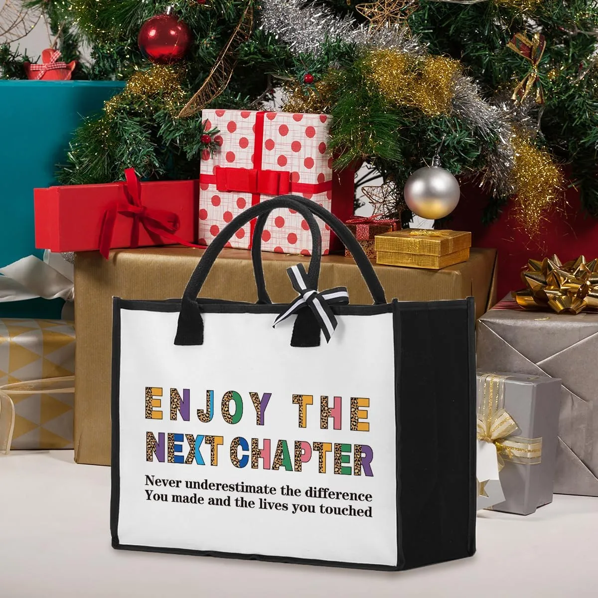 Tote Bag for Woman Appreciation Retired Going Away Birthday Gift for Woman Coworker Friends Christian