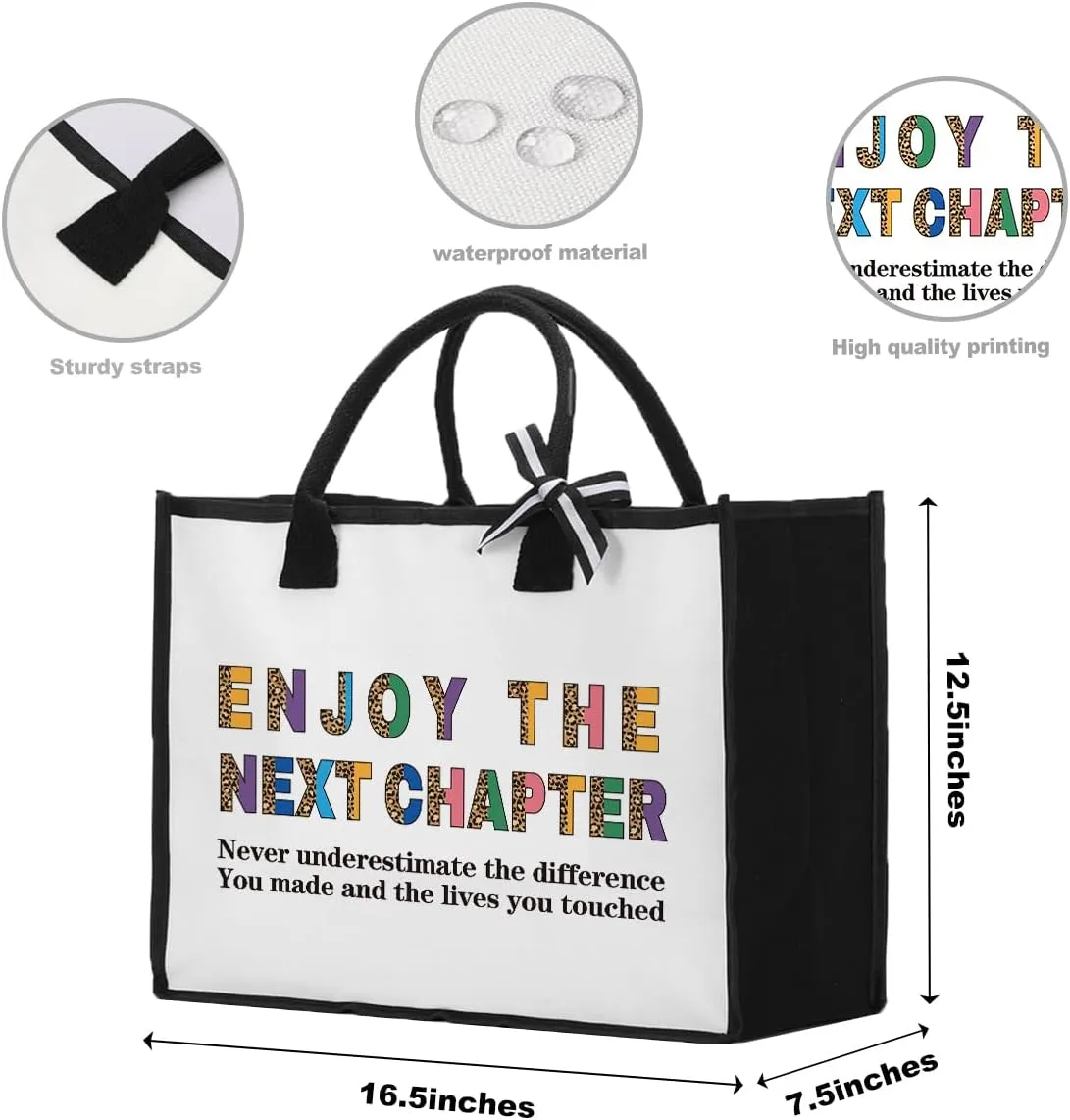 Tote Bag for Woman Appreciation Retired Going Away Birthday Gift for Woman Coworker Friends Christian