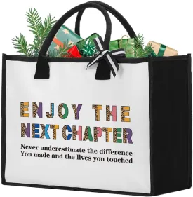 Tote Bag for Woman Appreciation Retired Going Away Birthday Gift for Woman Coworker Friends Christian