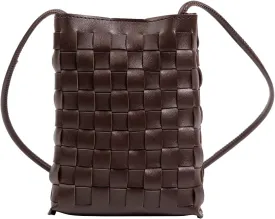 Woven Small Crossbody Bags Cell Phone Purse for Women Teen Girls Small Shoulder Phone Bag