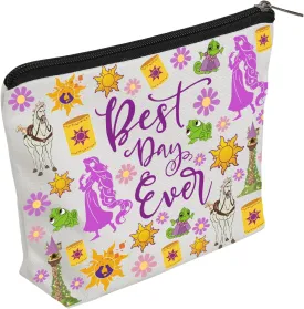 WZJCHL Best Day Ever Makeup Pouch Princess Cosmetic Kit Bag Lantern Sun Storage Pouch Bag Lost Princess Gift (Best Day Ever)